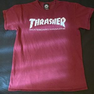 Used Thrasher Logo Short Sleeve Tee
